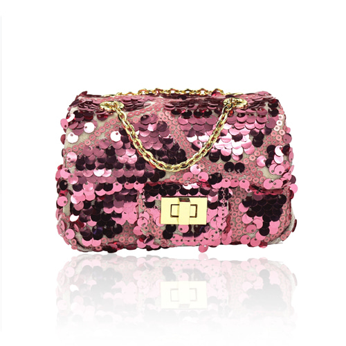 Ava Sequins Bag (pink)