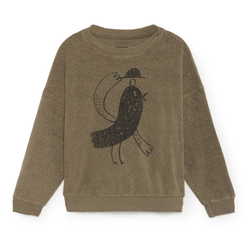 [8/10y]Sweatshirt Bird #34