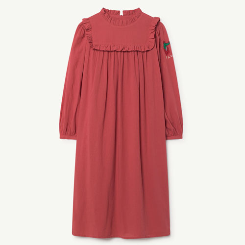 [2y/택분실]Hummingbird Dress (red)