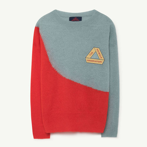 [2/3/8y]Bull Sweater (blue triangle)
