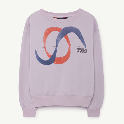 [2,6y]Bear Sweatshirt (Purple TAO)