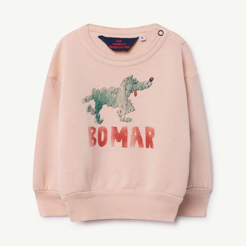 Bear Baby Sweatshirt (rose green bomar)