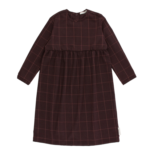 [2/4y]Grid Flannel Dress