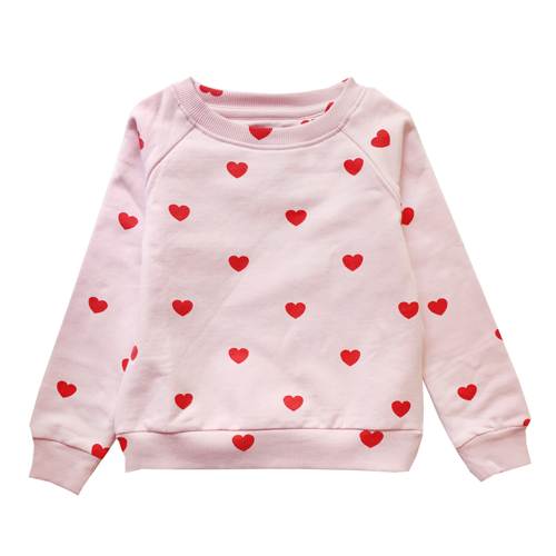 [4y]Sweatshirt (red heart)