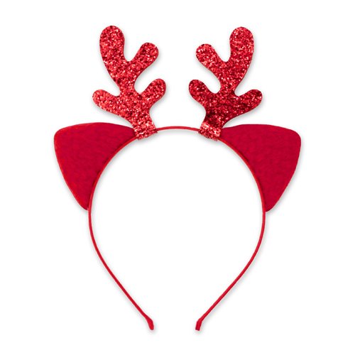 Reindeer Felt Headband (red)