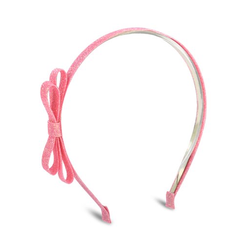 Glitter Ribbon Headband (dusty pink)