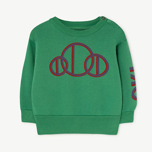 [12m]Bear Baby Sweatshirt 984_177 (green circle)