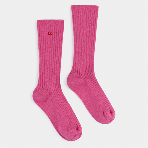 Lurex Pink Socks #307
