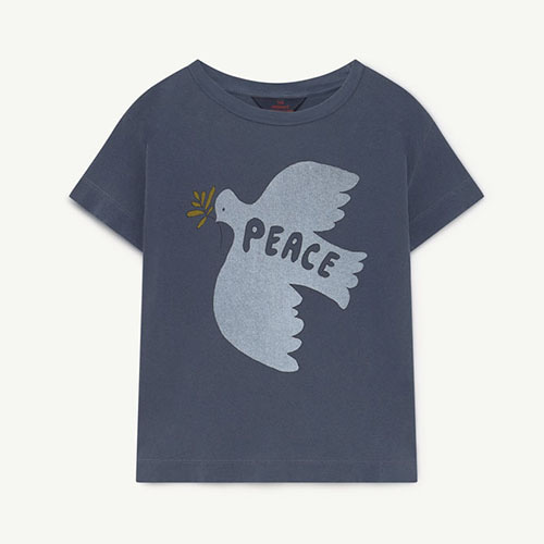 [2/4y]Rooster Tshirt 1425_161 (blue dove)