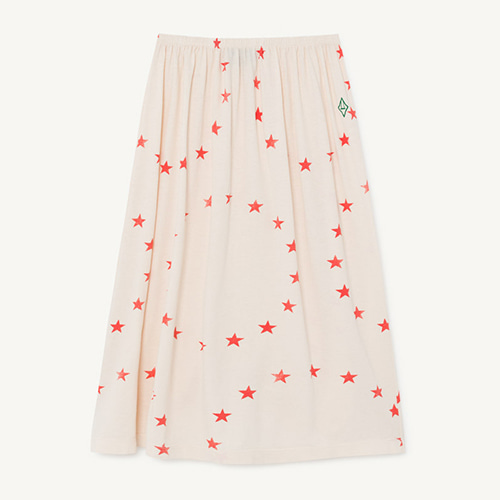 [4/8y]Ladybug Skirt 1132_009 (white star)