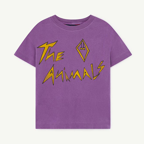 [2/3y]Rooster Tshirt 1125_195 (violet animals)