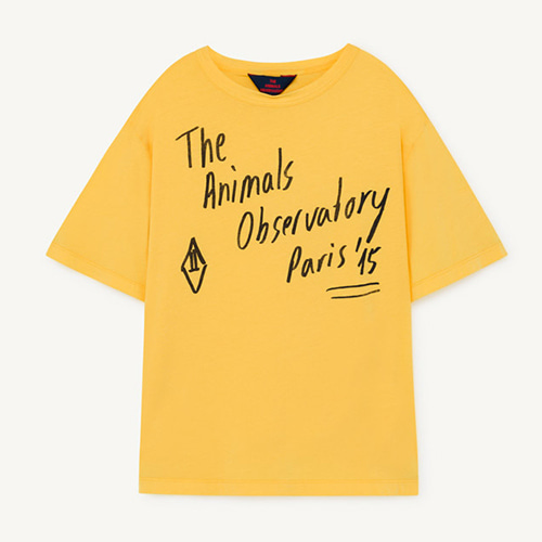 [8y]Rooster Oversized Tshirt 1133_016 (yellow animals)