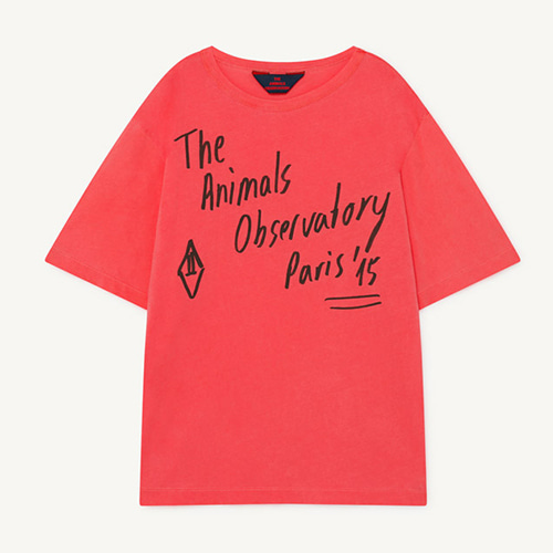 Rooster Oversized Tshirt 1133_006 (red animals)