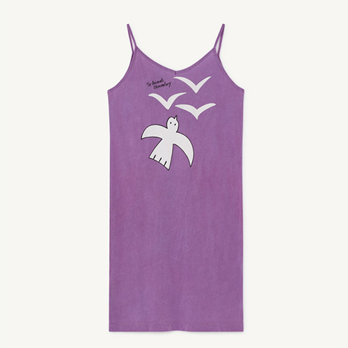 Gazel Dress 1138_195 (violet birds)
