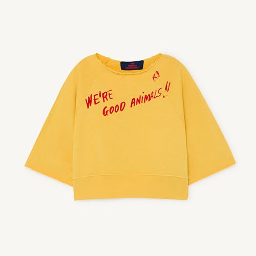 [4y]Squab Sweatshirt 1143_016 (yellow animal)