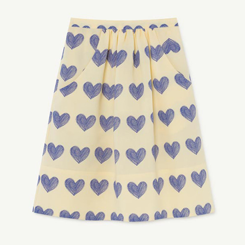[4y]Sow Skirt 1196_099 (yellow hearts)