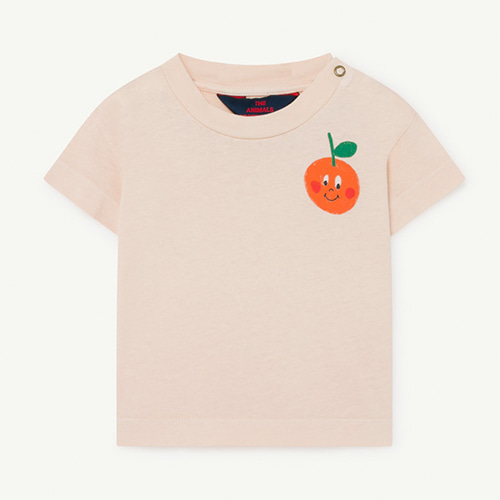 [12m]Rooster Baby Tshirt 1126_192 (red orange)