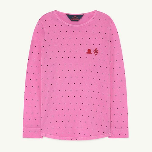 [2y]Cricket Tshirt 1287_129 (pink dots)