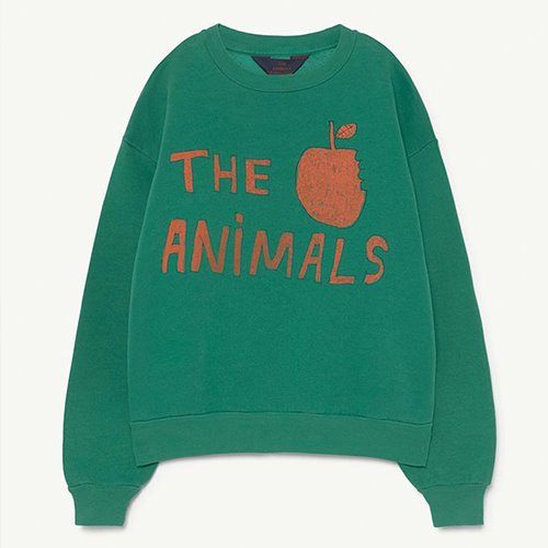 [12y]Bear Sweatshirt 1297_206 (green animals)