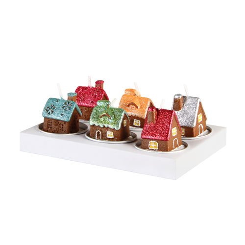 Candle Gingerbread House (pack of 6)