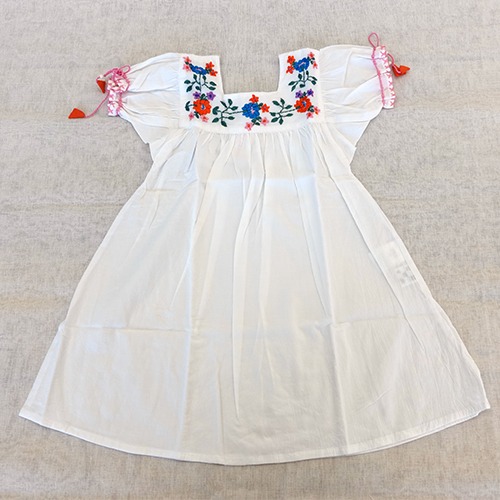 Mirabelle Dress (white/hot)