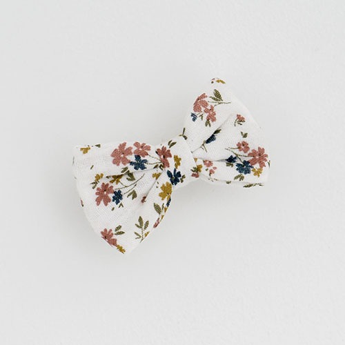 Hair Bow Small (aster floral)