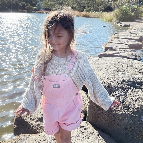 [8y]Parklife Overall Pink