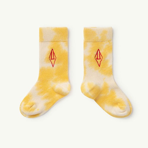 [6/12m]Snail Baby Socks yellow 21160-099-CE