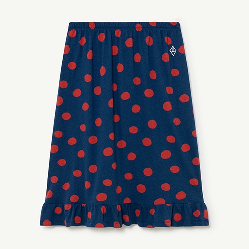 [10y]Sparrow Skirt blue dots 1177-276-HR