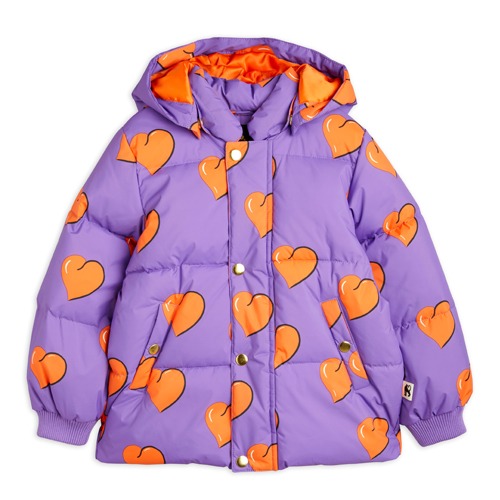 [116/122cm]Hearts Puffer Jacket