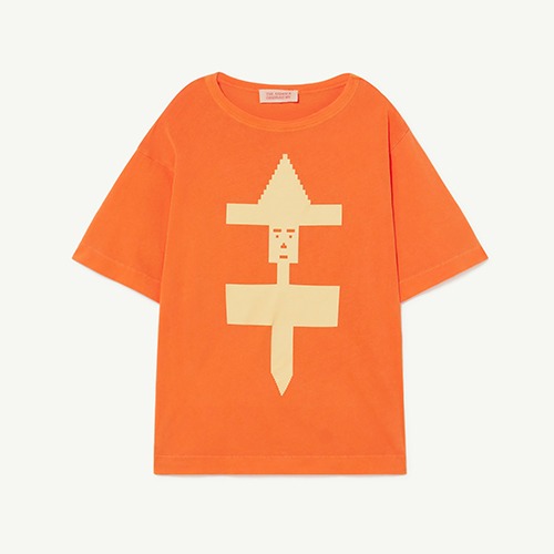 [2/4/6y]Rooster Oversized Tshirt orange 23002-173-BQ