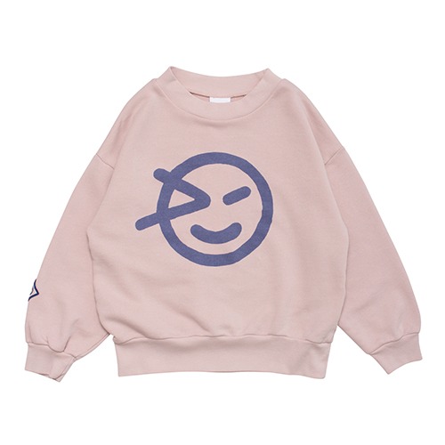 [10y]Slouch Sweatshirt dust pink