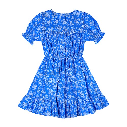 Sofia Dress (fleur iris blue)