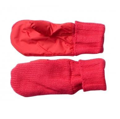 Mini rodini Knitted gloves (red) 