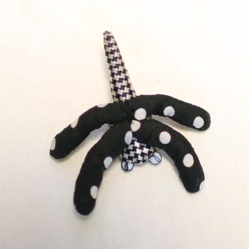 Black &amp; white dragonfly brooch by Mathilde