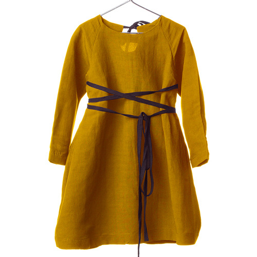 Sack Dress (mustard)