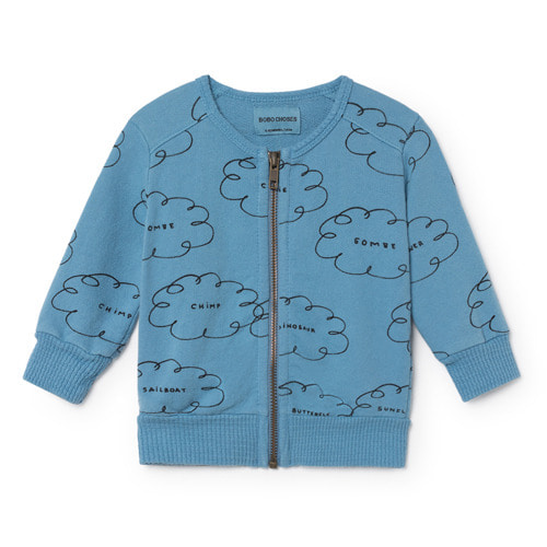 Baby Zipped Sweatshirt Clouds #167
