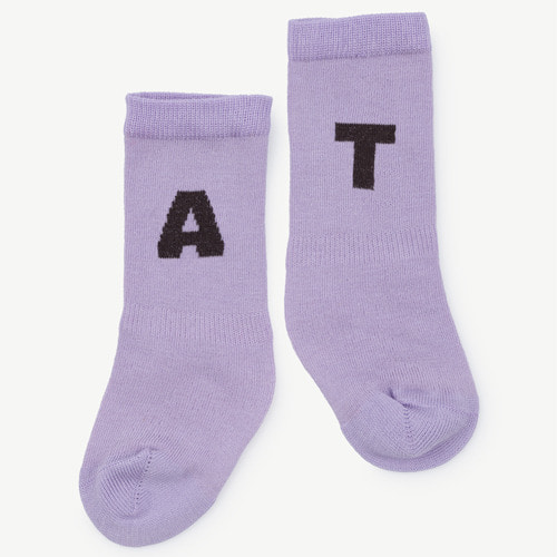 [12/18m]Worm Baby Socks (purple)