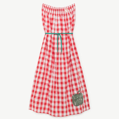 [2y]Dolphin Dress (red apple)
