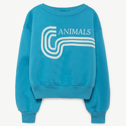[2y]Bear Sweatshirt (blue animal)