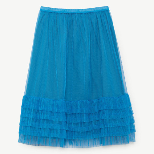 [3,4,6y]Rabbit Skirt (electric blue)
