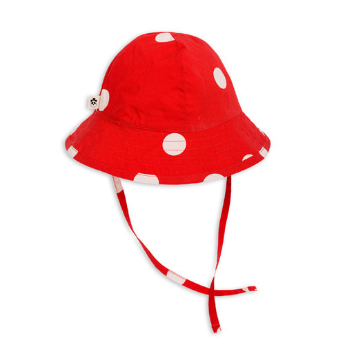 [44/46]Dot Sun Hat (red)