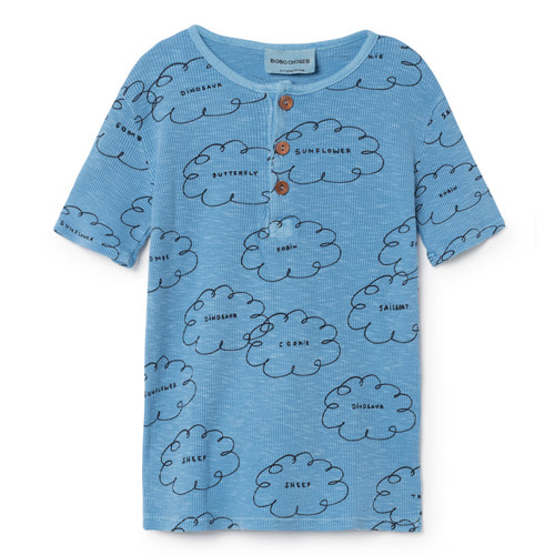 Buttons Tshirt Clouds #25