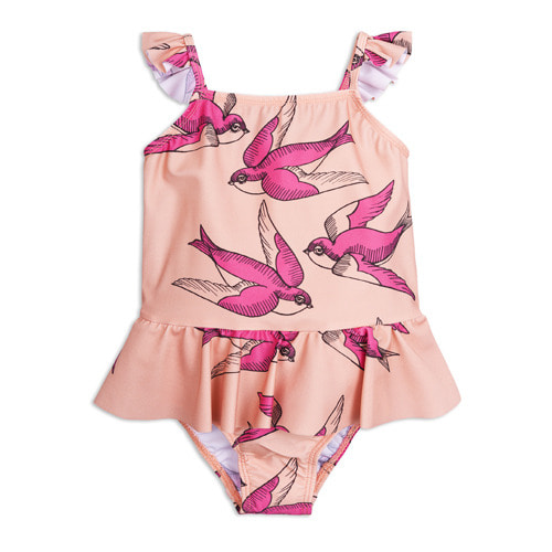 [140/146cm]Swallows Swimsuit (pink)