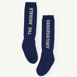 Worm Socks (navy blue)