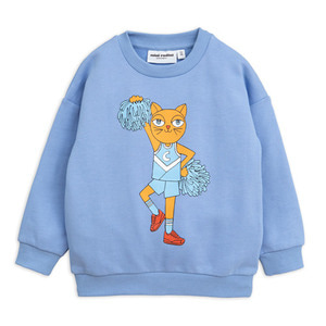 [140/146cm]Cheercat Sweatshirt (blue)