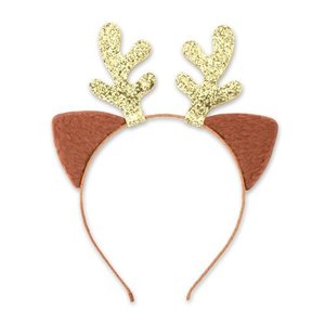 Reindeer Felt Headband (gold)
