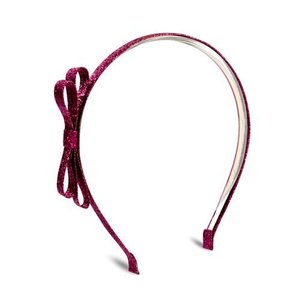 Glitter Ribbon Headband (cerise)