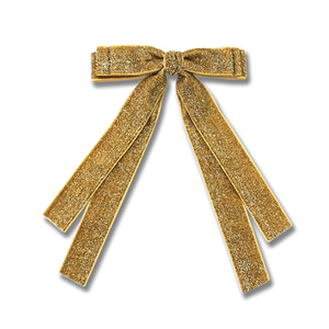 Ribbon Hair clips (gold)