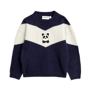 Panda Wool Sweater (blue)